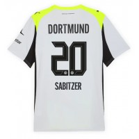 Borussia Dortmund Marcel Sabitzer #20 Vonkajší futbalový dres 2025-26 Krátky Rukáv